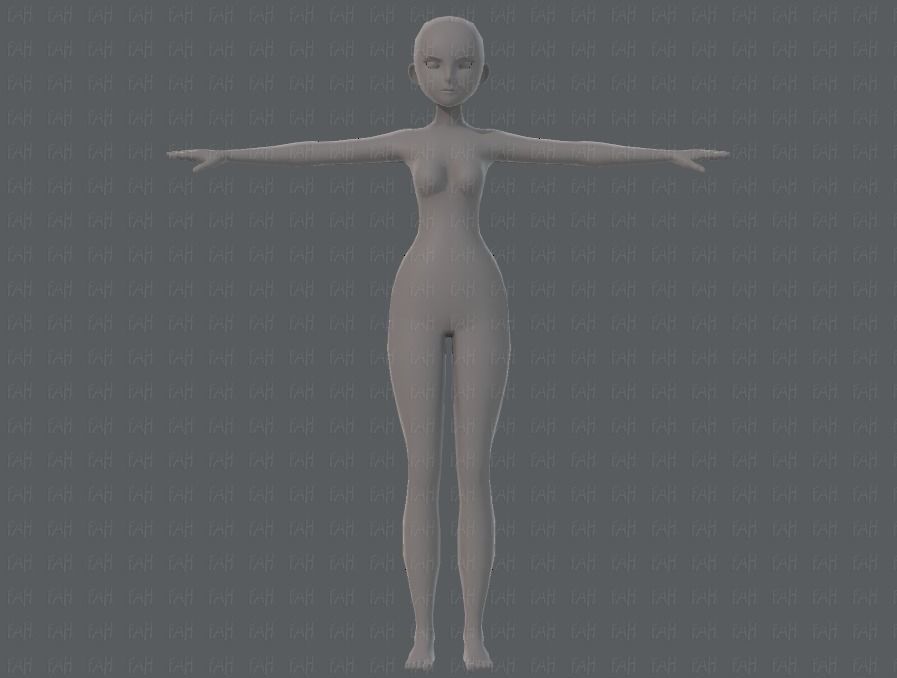 Base ManV04 and Base WomanV11 3D Model Collection_66