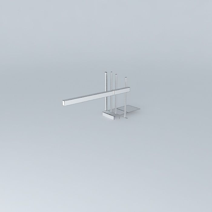 SDL Clerestory Rough Frame Free 3D model_3