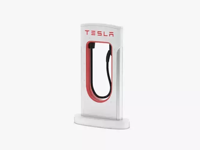 Tesla Charging Station Module 3D model