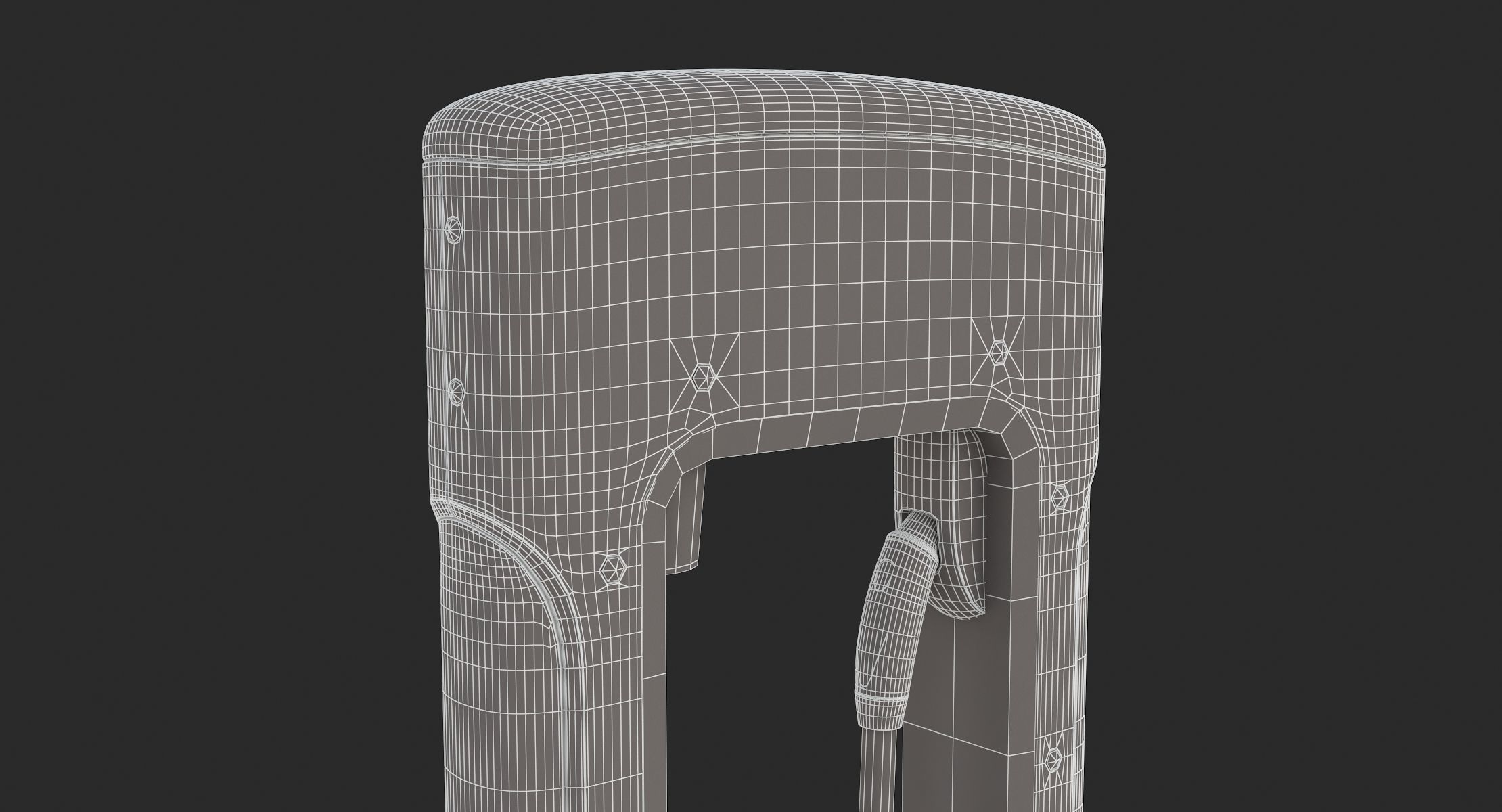 Tesla Charging Station Module 3D model_11