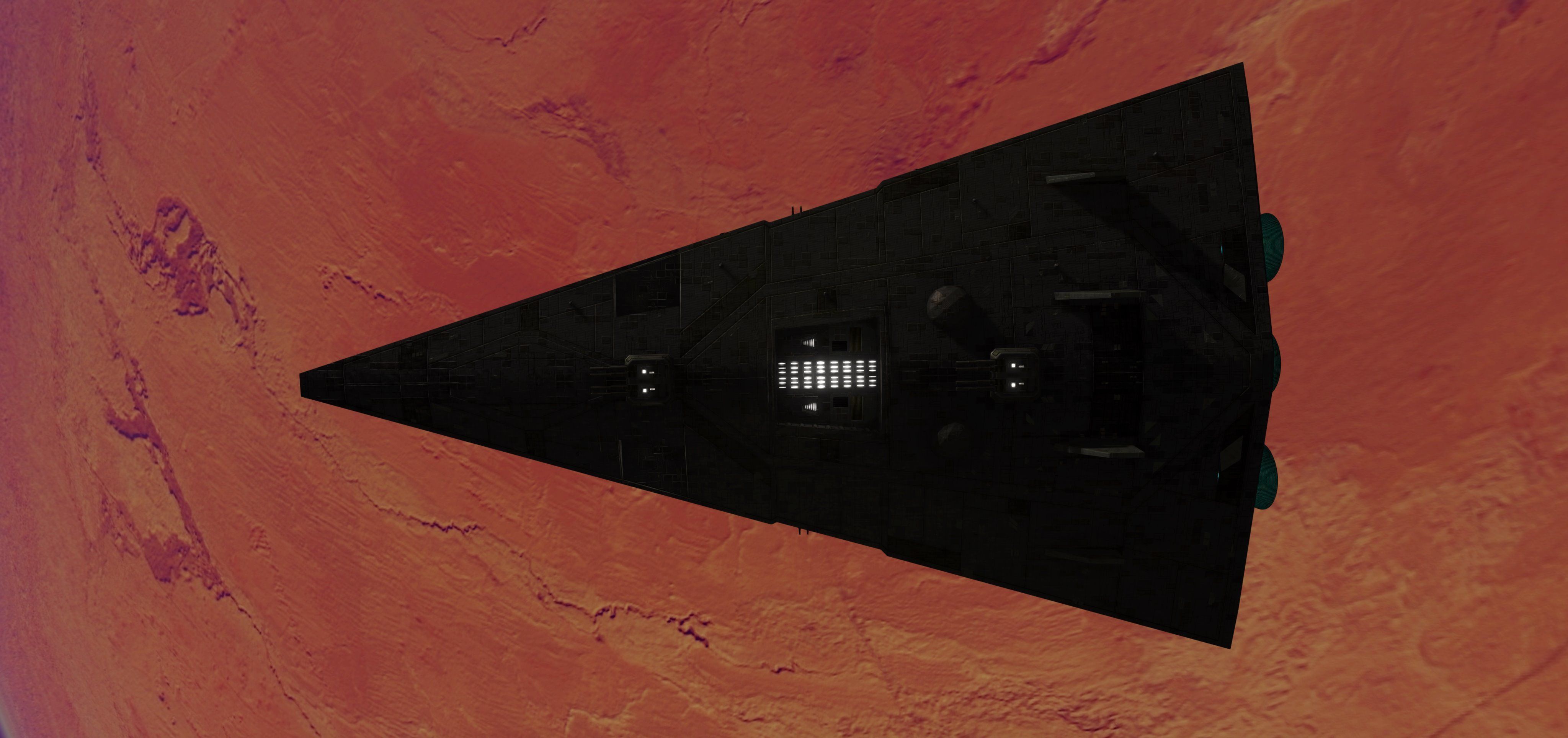 STAR WARS - INVICTUS CLASS STAR CRUISER Low-poly 3D model_4