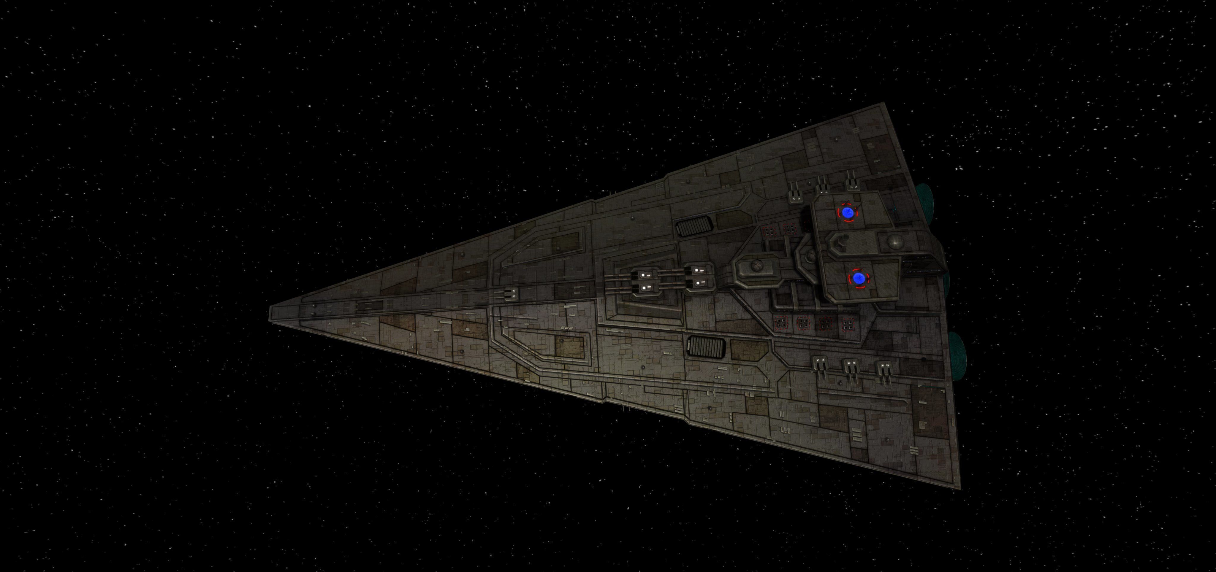 STAR WARS - INVICTUS CLASS STAR CRUISER Low-poly 3D model_8