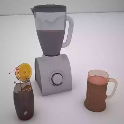fruit blender 3D model