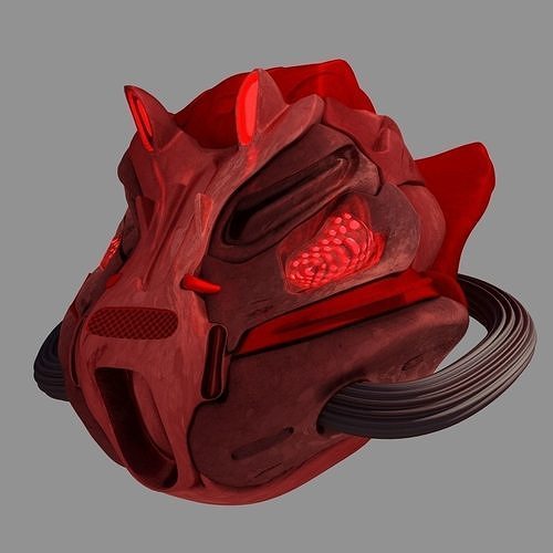 Sci-Fi Helmet 3D model