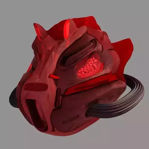 Sci-Fi Helmet 3D model