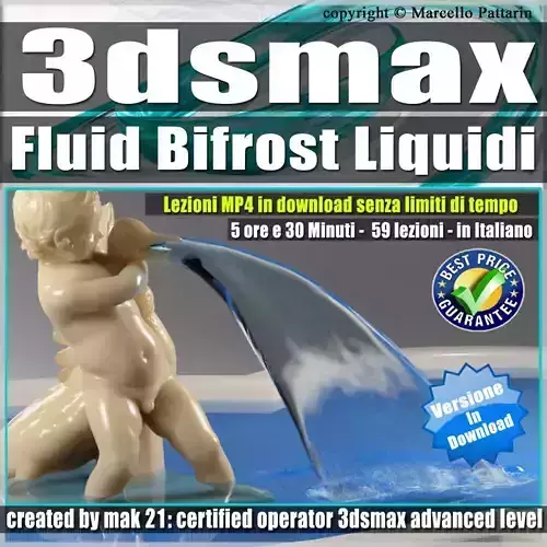 3ds max Fluid Bifrost Liquidi  Tutorial MP4  3D model