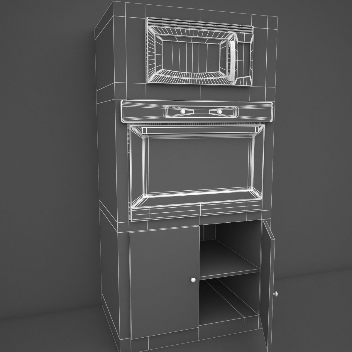 over and microwave 3D model_9