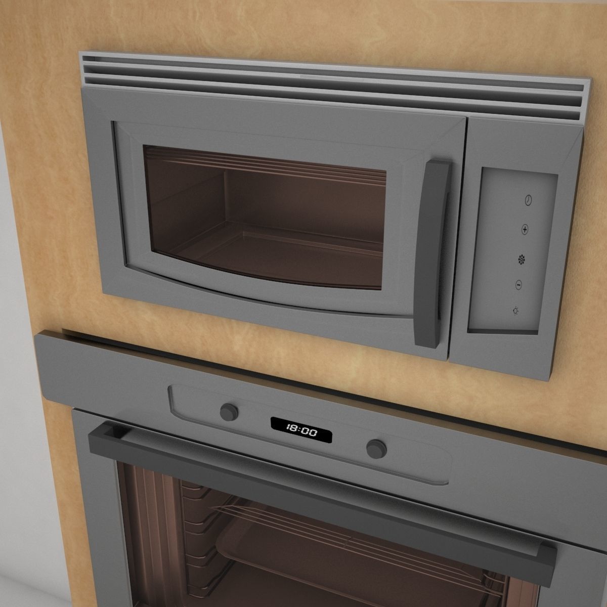 over and microwave 3D model_8