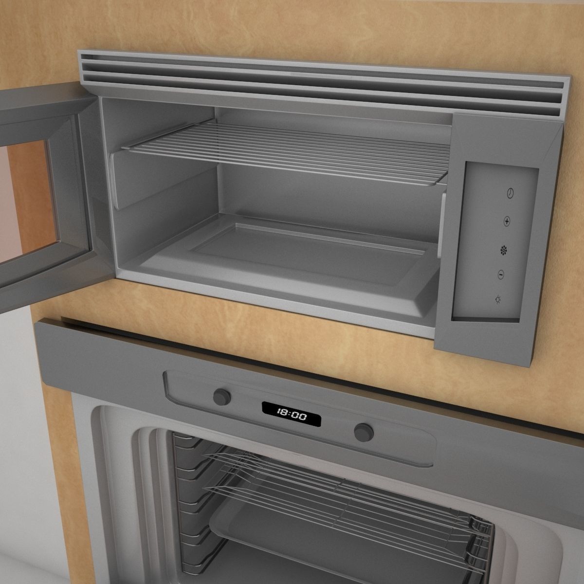 over and microwave 3D model_6