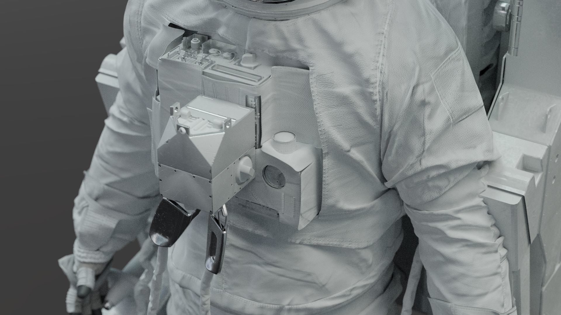 SPACESUIT astronaut EMU MMU SAFER 3D model_34