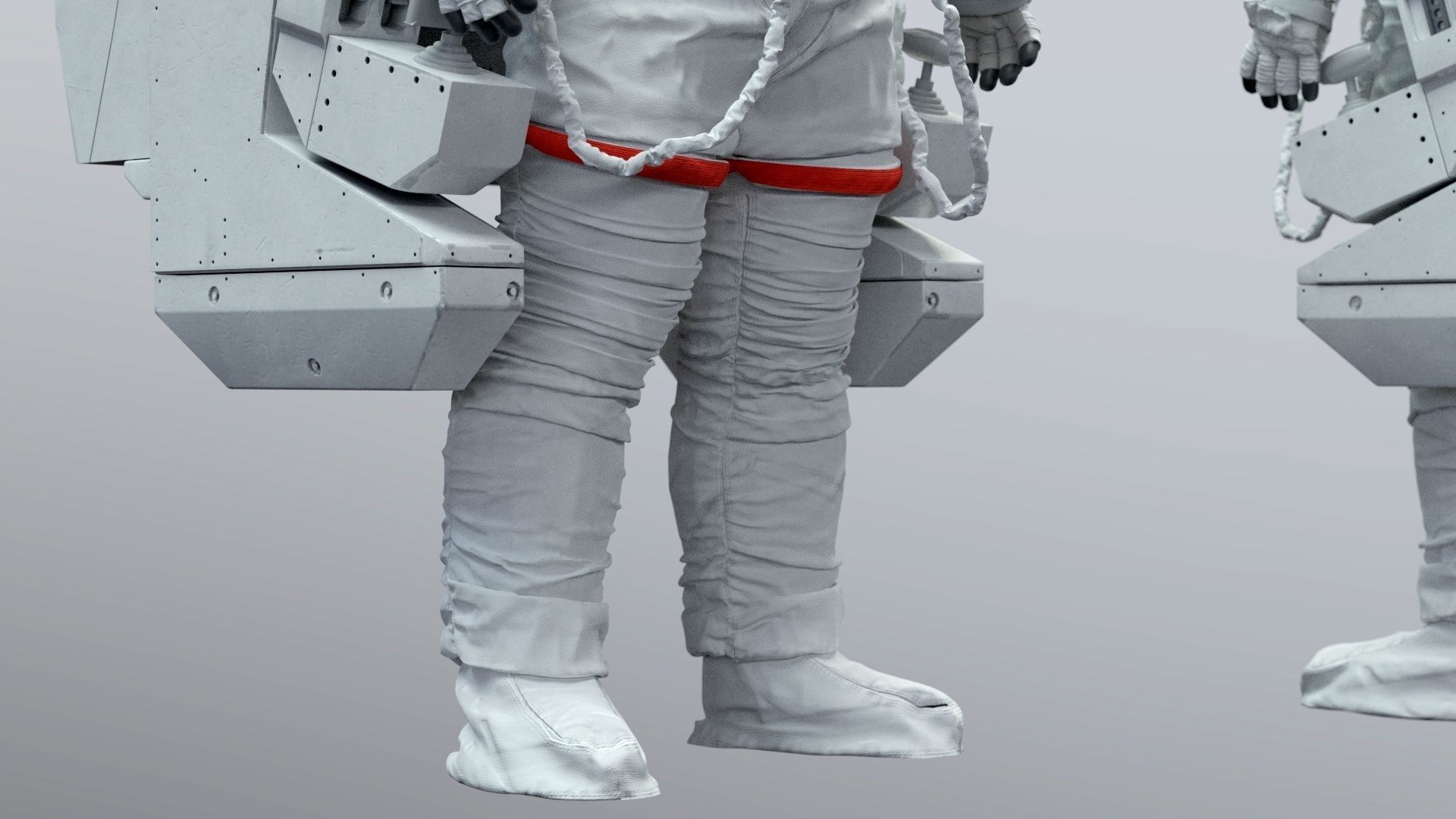 SPACESUIT astronaut EMU MMU SAFER 3D model_8
