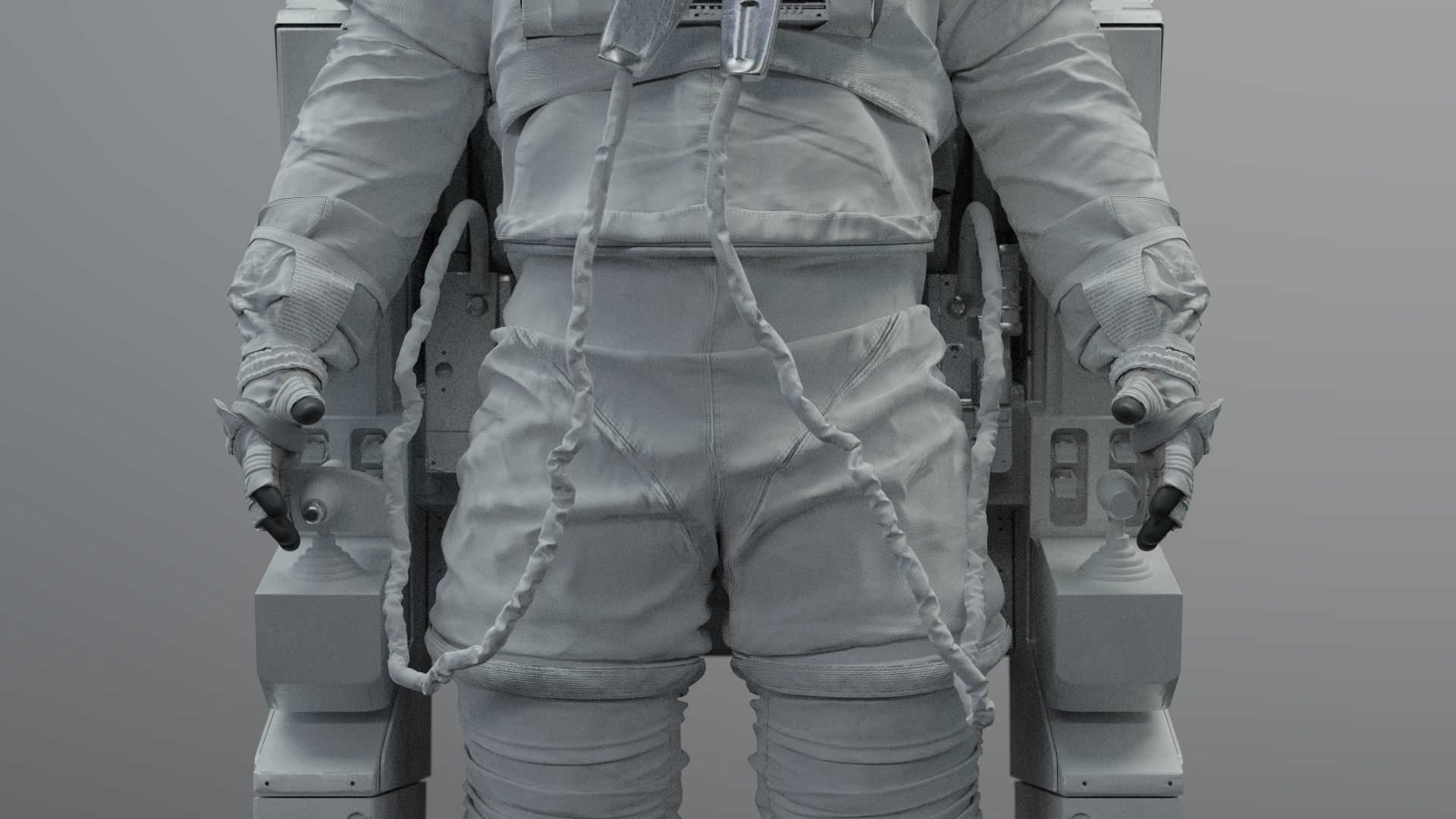 SPACESUIT astronaut EMU MMU SAFER 3D model_28