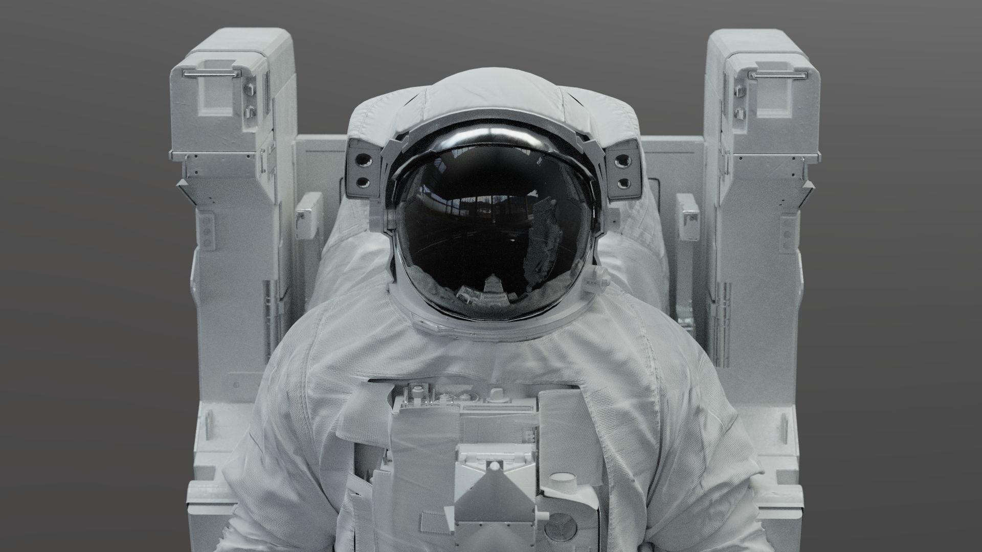 SPACESUIT astronaut EMU MMU SAFER 3D model_27