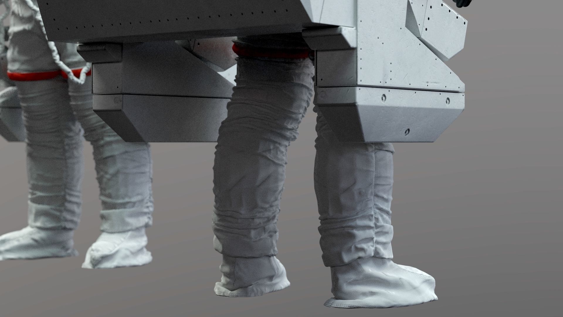 SPACESUIT astronaut EMU MMU SAFER 3D model_9