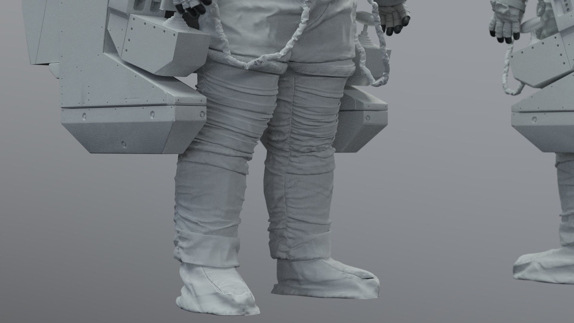SPACESUIT astronaut EMU MMU SAFER 3D model_26