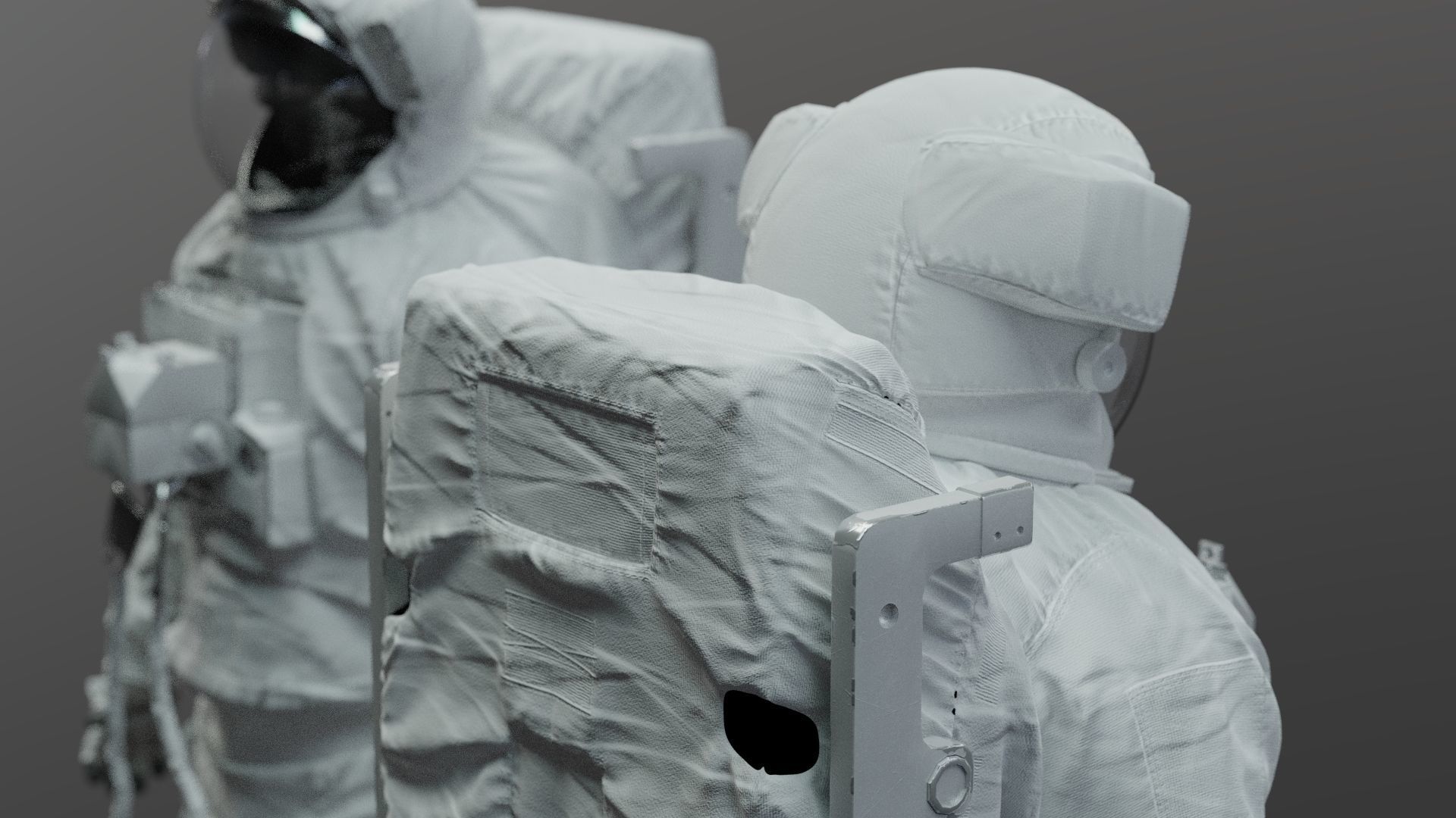 SPACESUIT astronaut EMU MMU SAFER 3D model_37