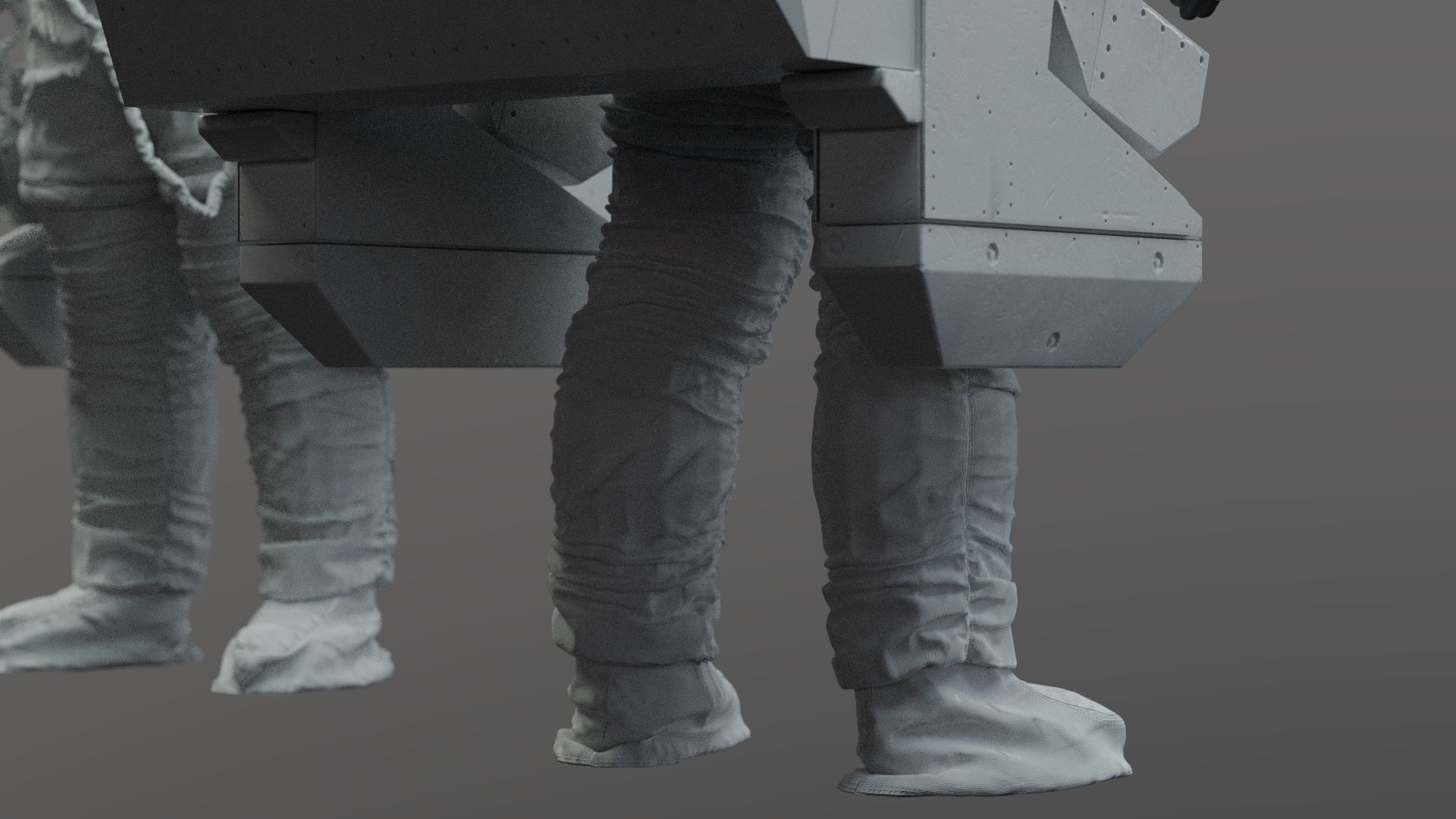 SPACESUIT astronaut EMU MMU SAFER 3D model_29