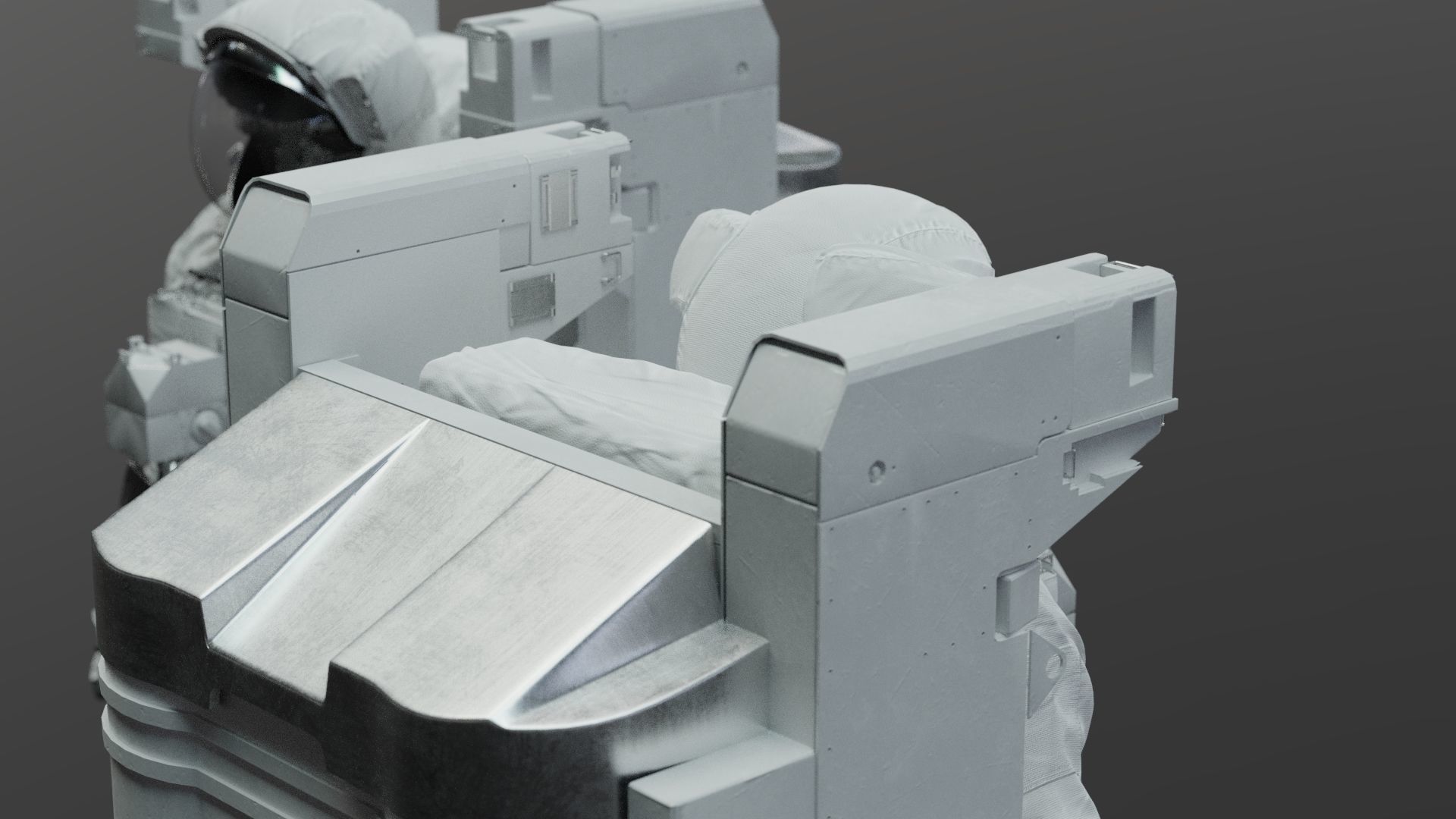 SPACESUIT astronaut EMU MMU SAFER 3D model_30