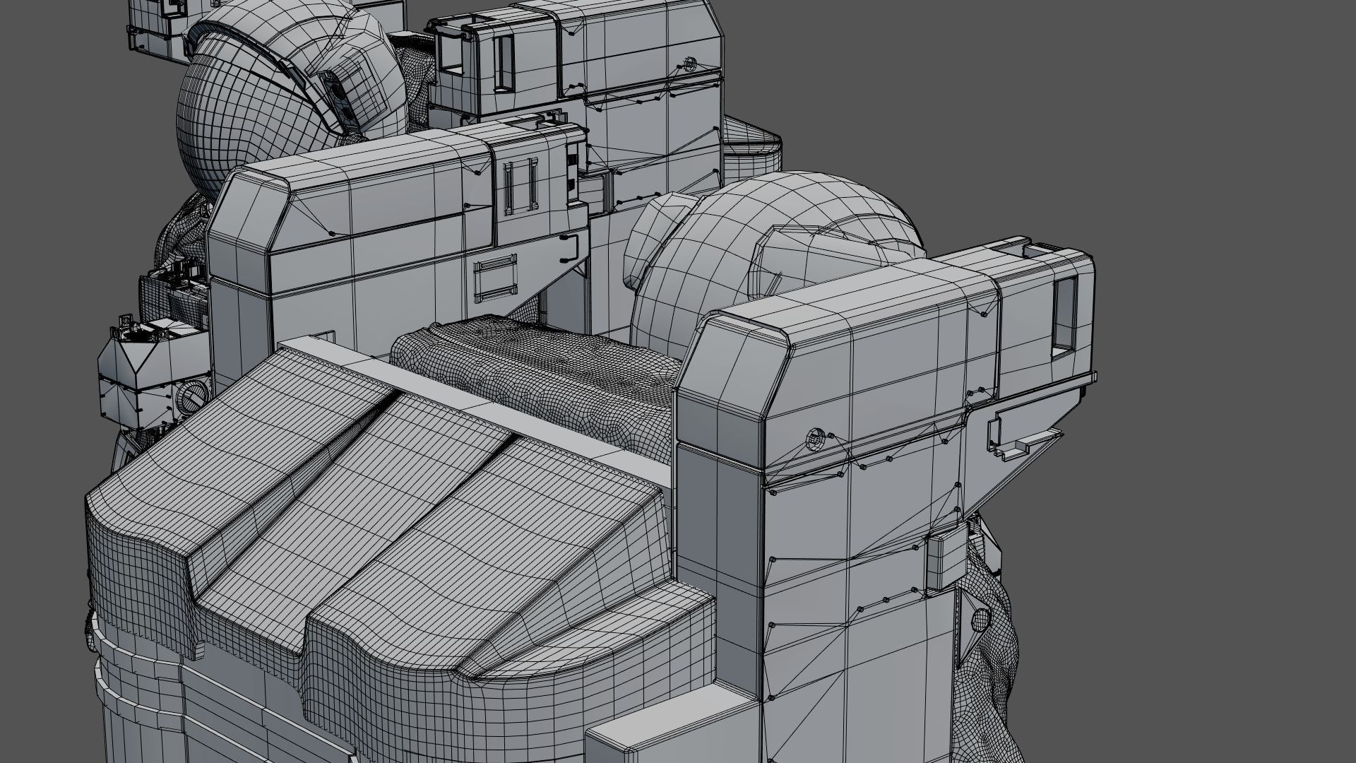 SPACESUIT astronaut EMU MMU SAFER 3D model_50