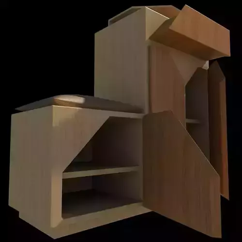 Wall Cupboard 3D model