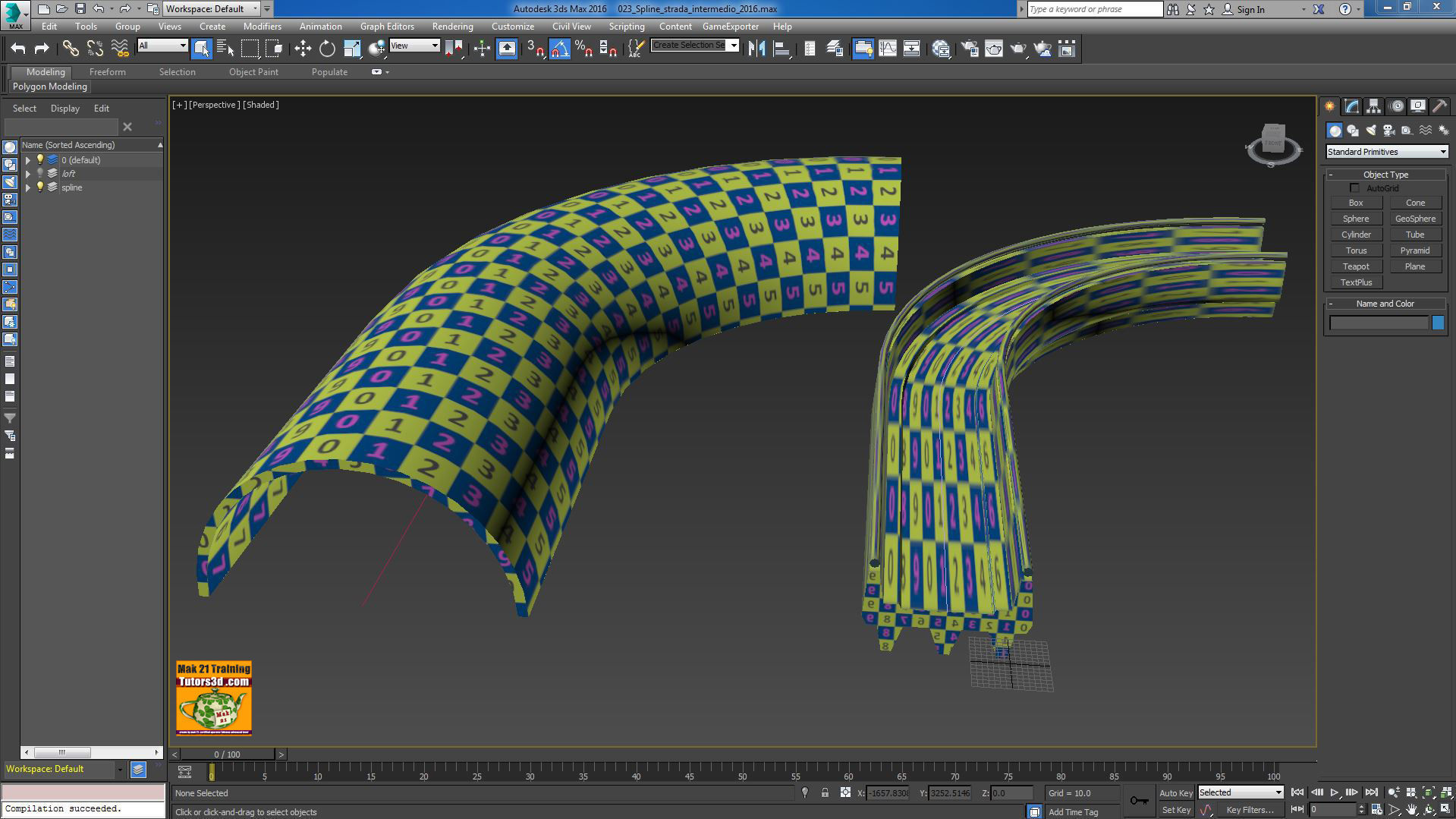 036 3ds max 2016 Unwrap Pelt Spline Unfold V 36 Mp4 3D model_9