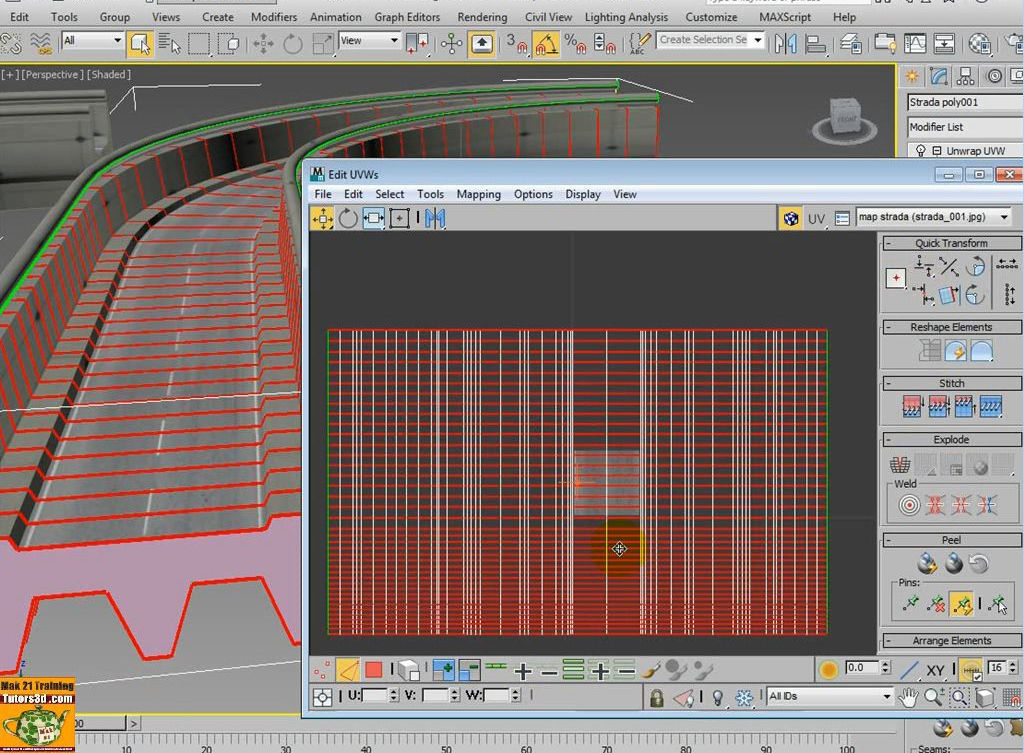 036 3ds max 2016 Unwrap Pelt Spline Unfold V 36 Mp4 3D model_23