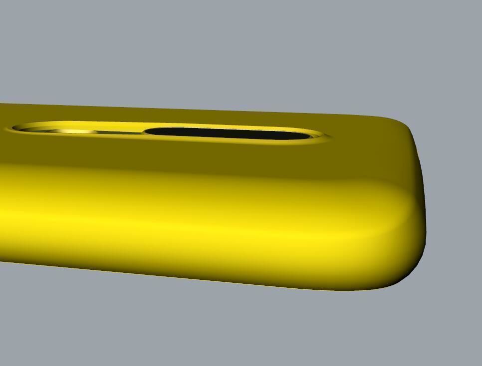 Oneplus 6 yellow case design 3D  model 3D print model_6