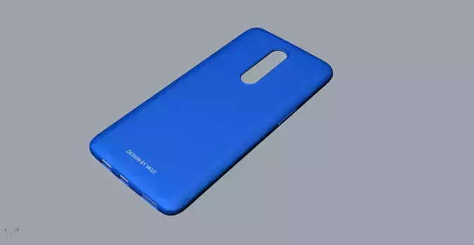 Oneplus 6 blue case design