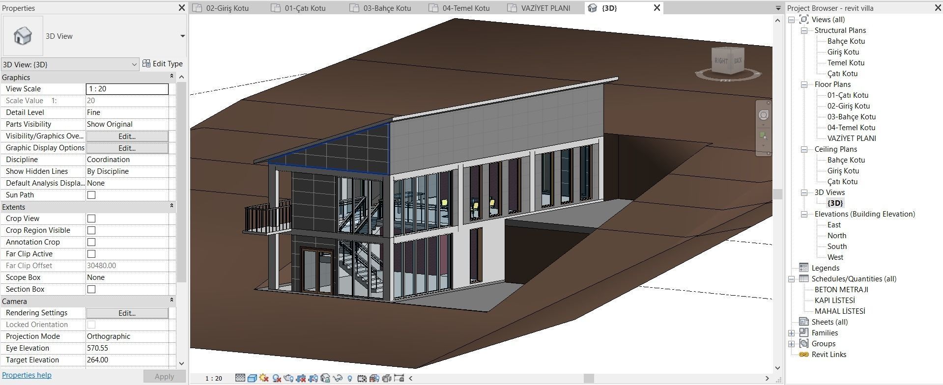 Revit Villa Detail Model 3D model_5