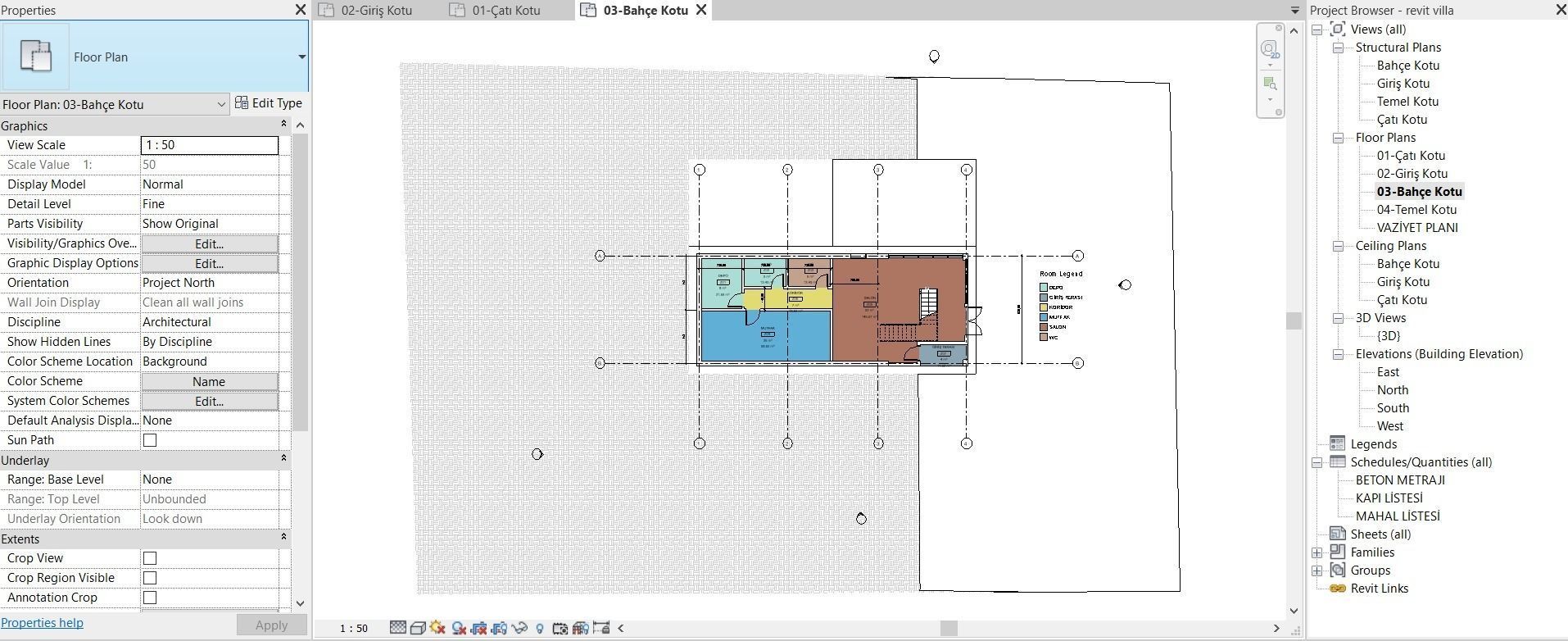 Revit Villa Detail Model 3D model_4