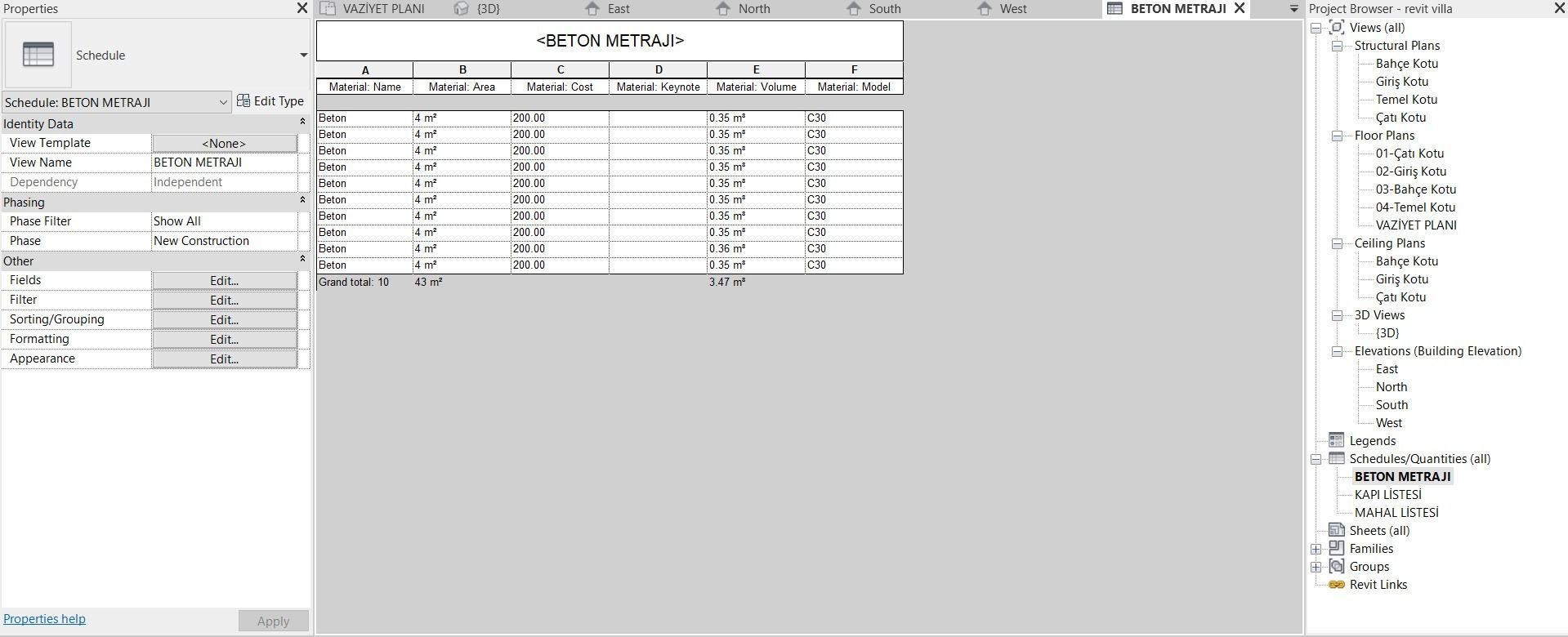 Revit Villa Detail Model 3D model_10
