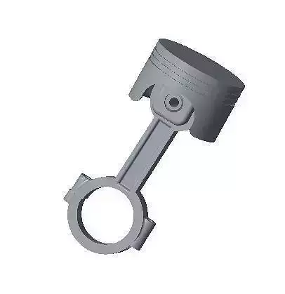 Piston and Connecting Rod 3D model