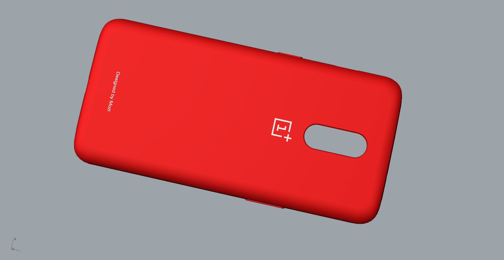 Original Oneplus 6T  red Case 3D print model_15