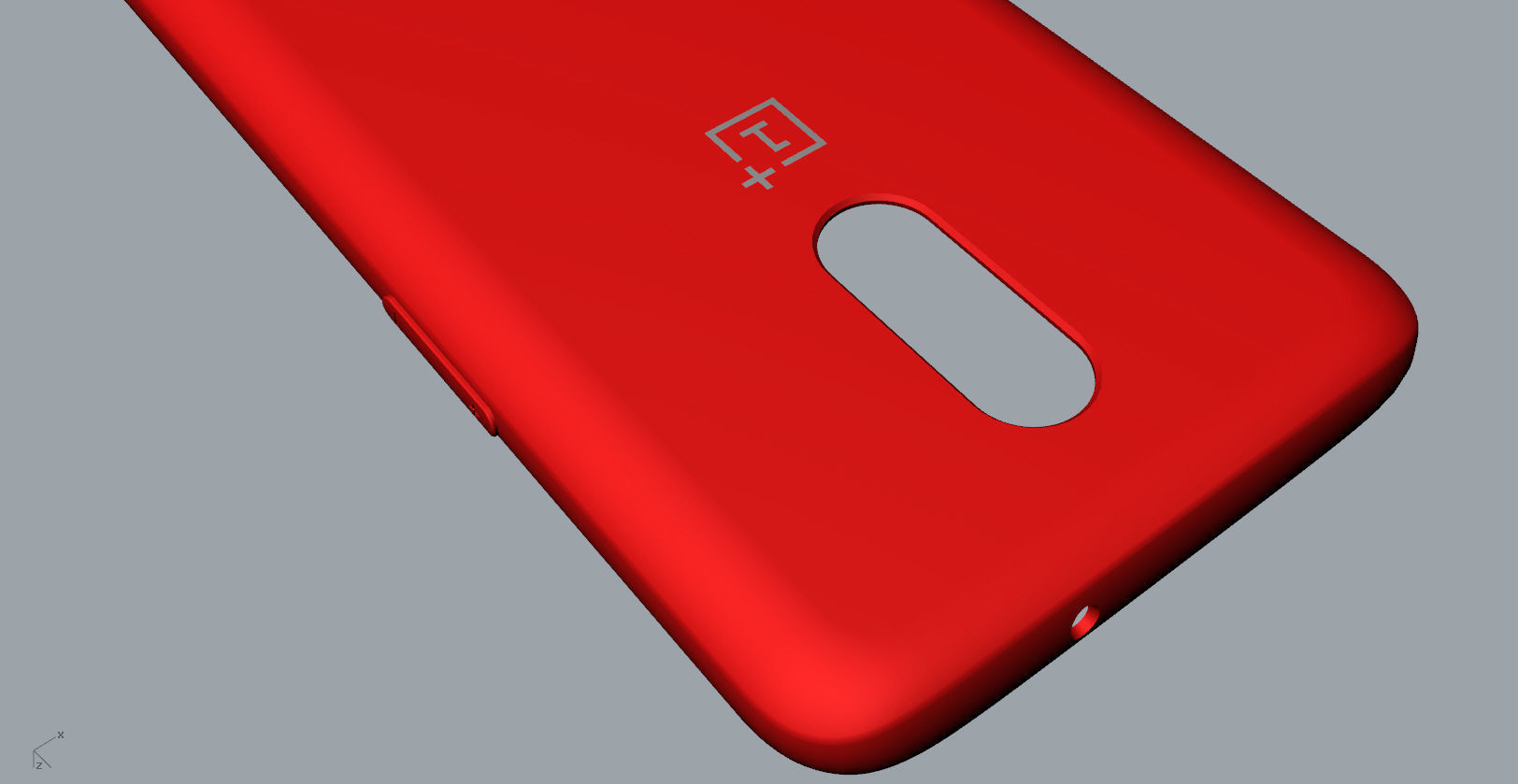 Original Oneplus 6T  red Case 3D print model_14