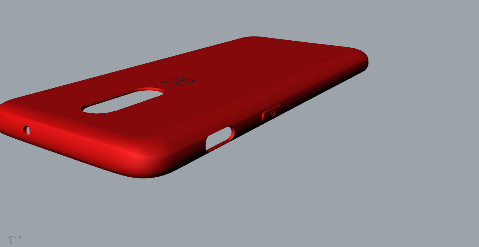 Original Oneplus 6T  red Case 3D print model_18