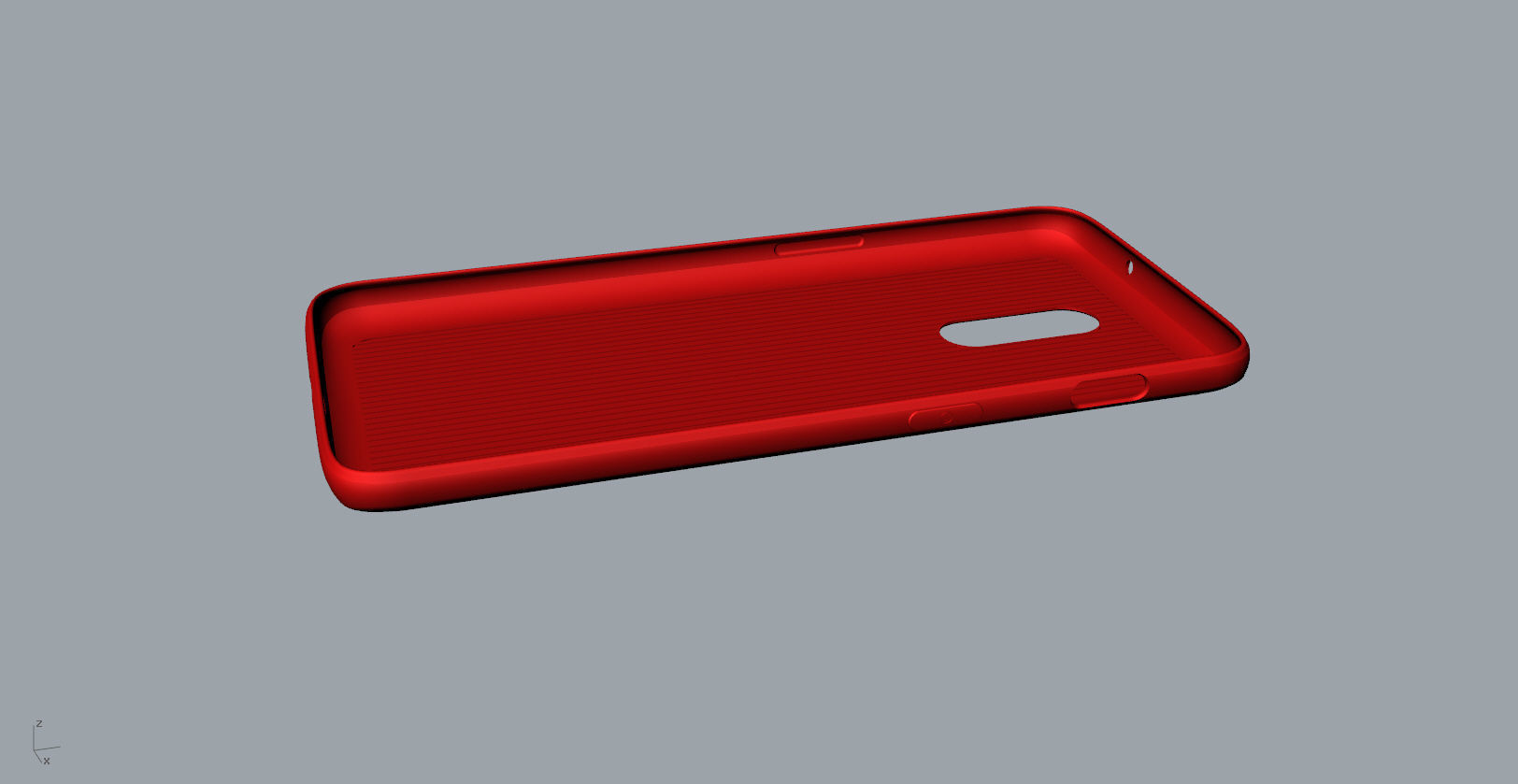 Original Oneplus 6T  red Case 3D print model_5