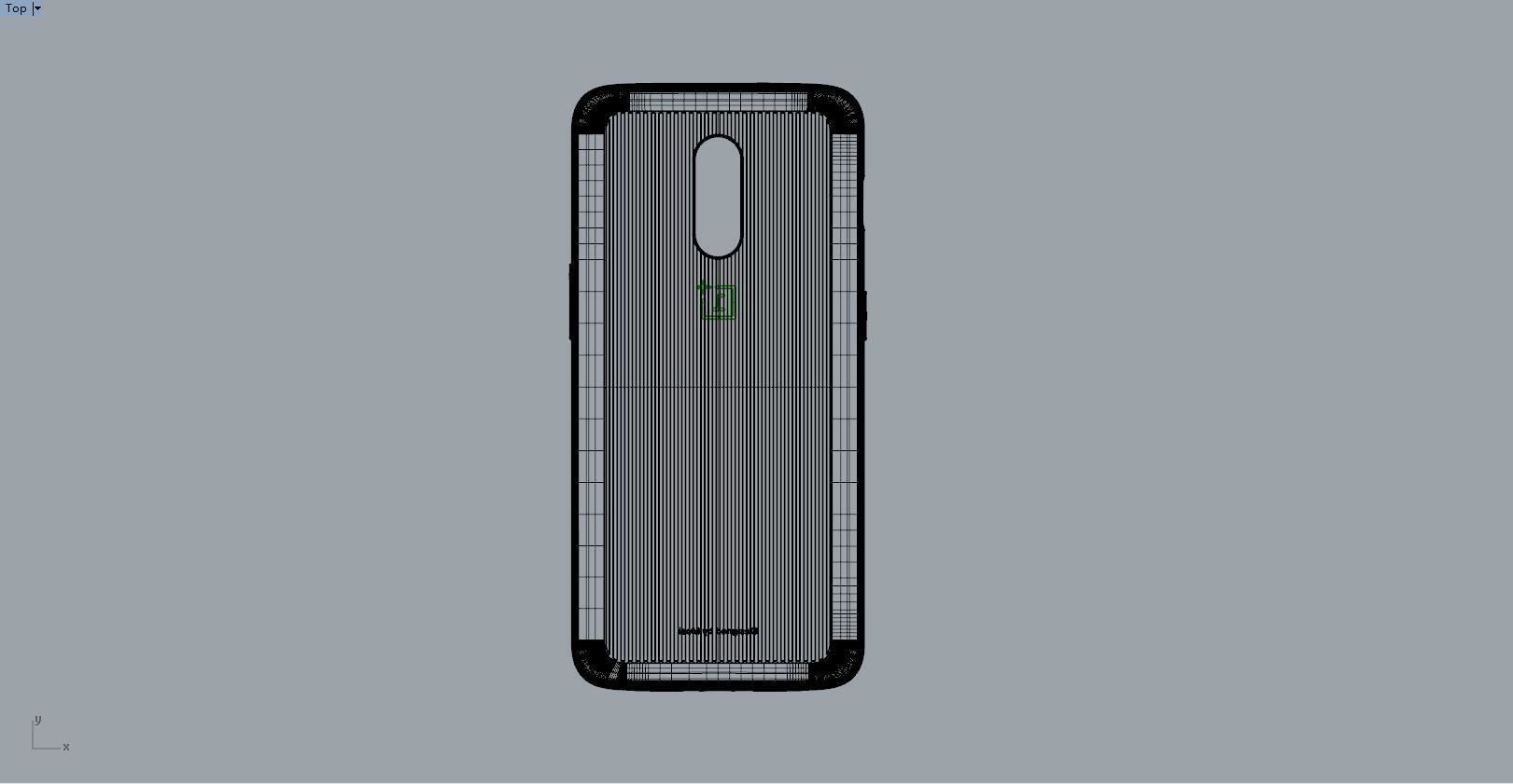 Original Oneplus 6T black Case 3D Model 3D print model_21