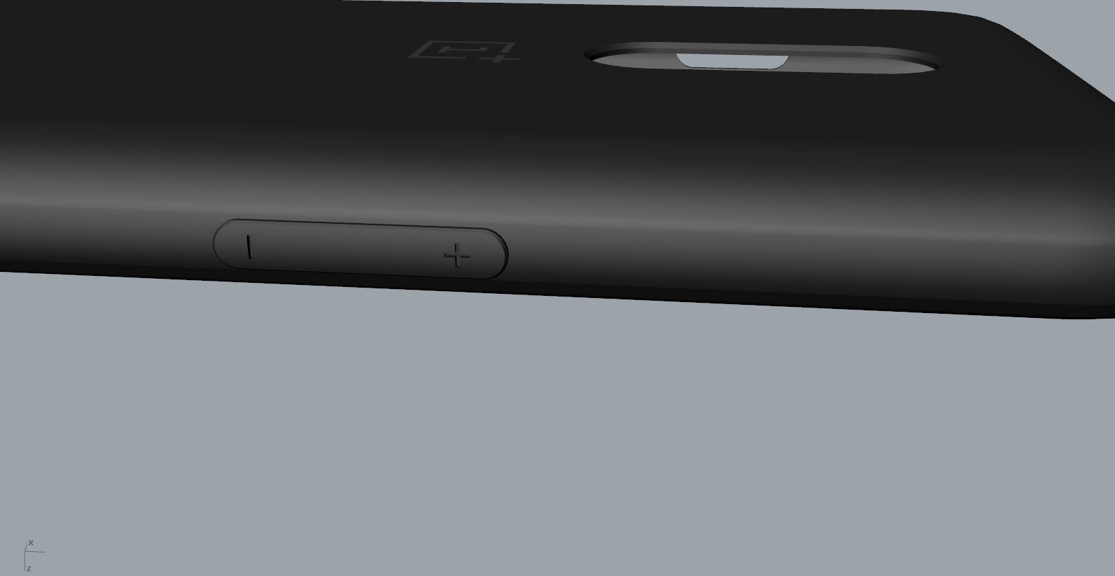 Original Oneplus 6T black Case 3D Model 3D print model_9