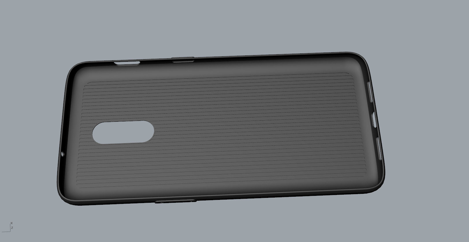 Original Oneplus 6T black Case 3D Model 3D print model_19
