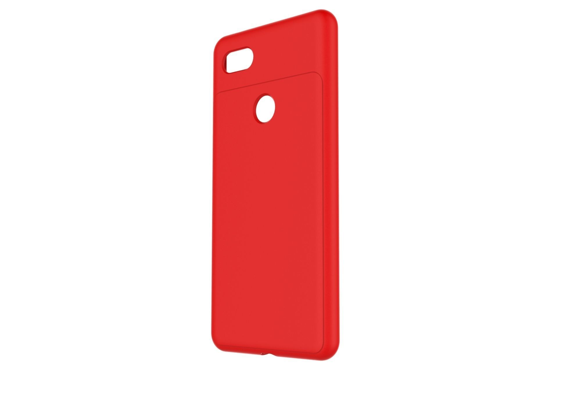 Google Pixel 3xl red case customizable design 3D print model_1