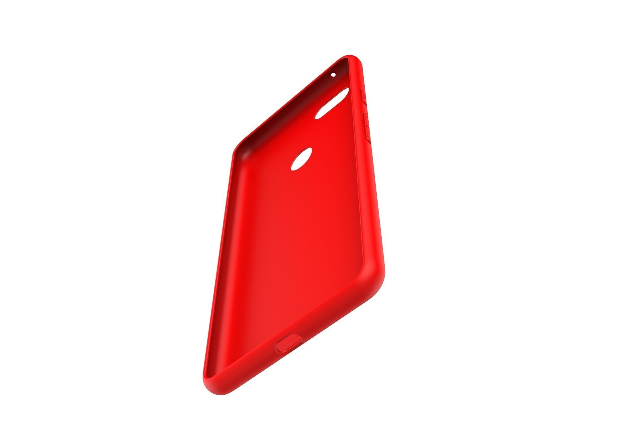 Google Pixel 3xl red case customizable design 3D print model_4