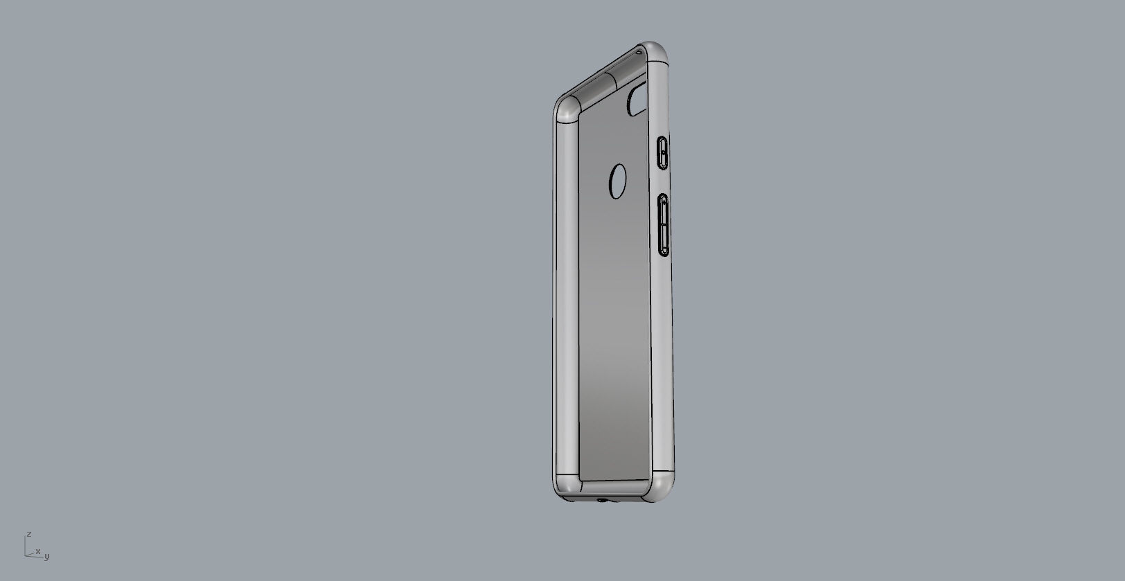 Google Pixel 3xl red case customizable design 3D print model_28