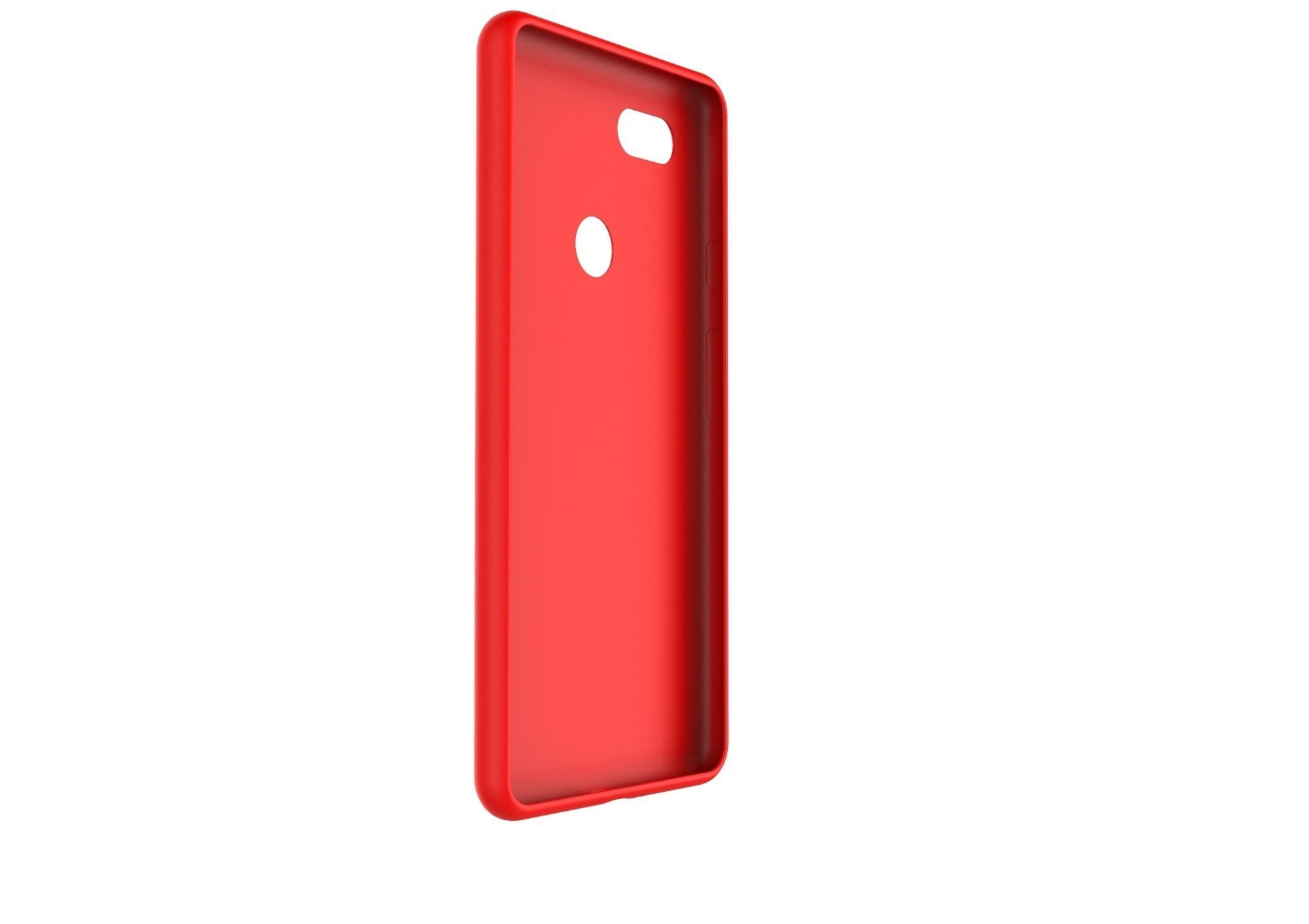 Google Pixel 3xl red case customizable design 3D print model_2