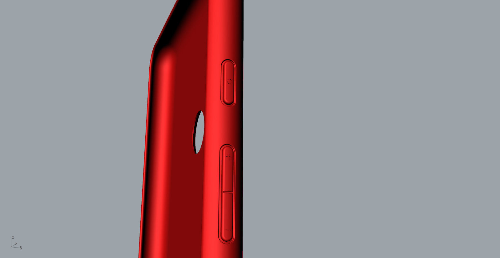 Google Pixel 3xl red case customizable design 3D print model_15