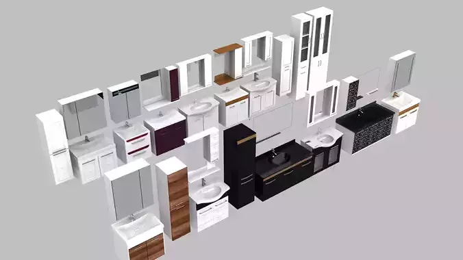 FURNITURE BATHROOM 14 MODEL