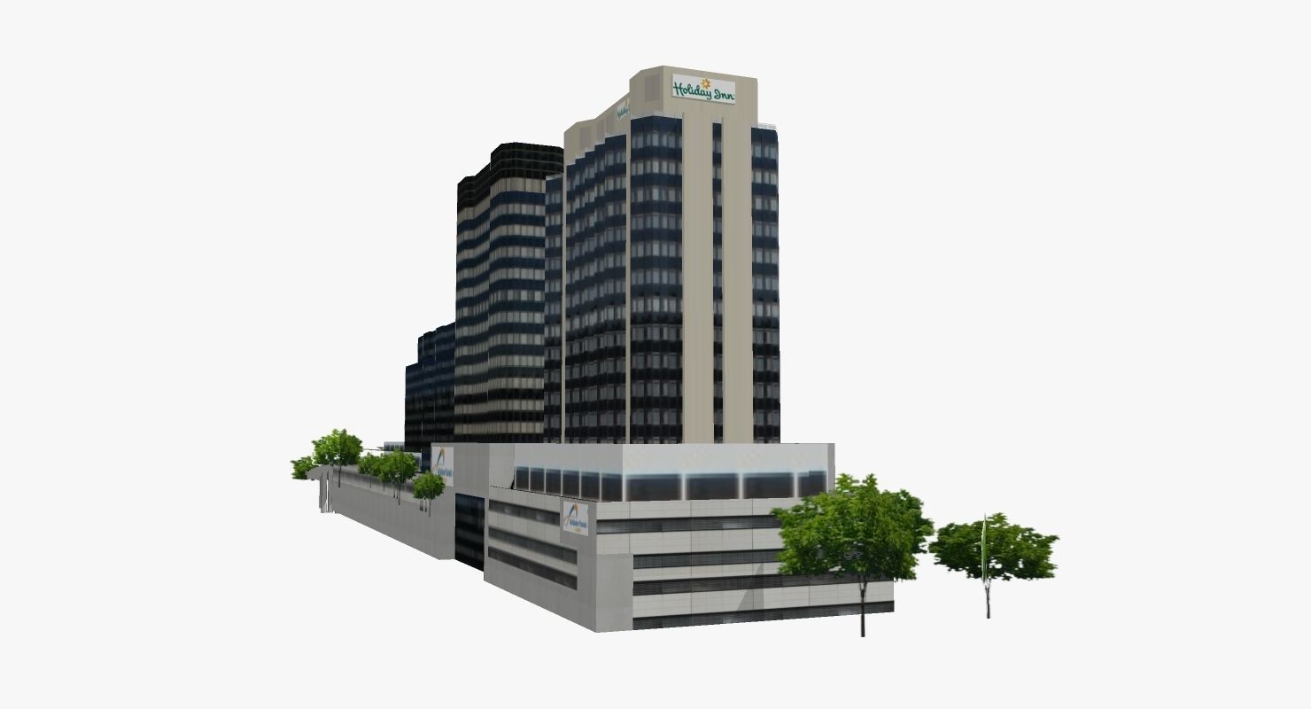 Brisbane Transit Center Low-poly 3D model_6