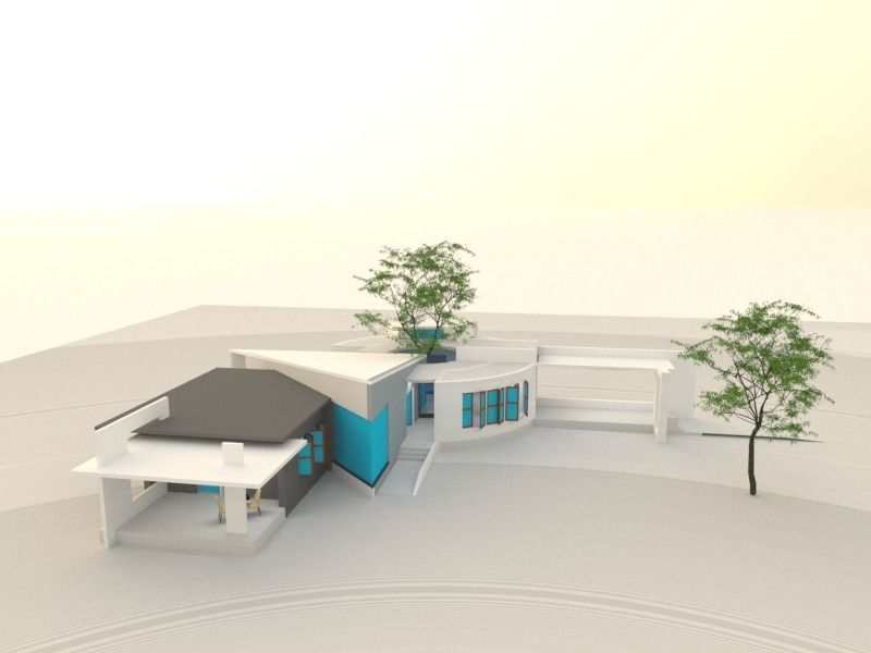 design of a atelier for a photographer 3D model_1