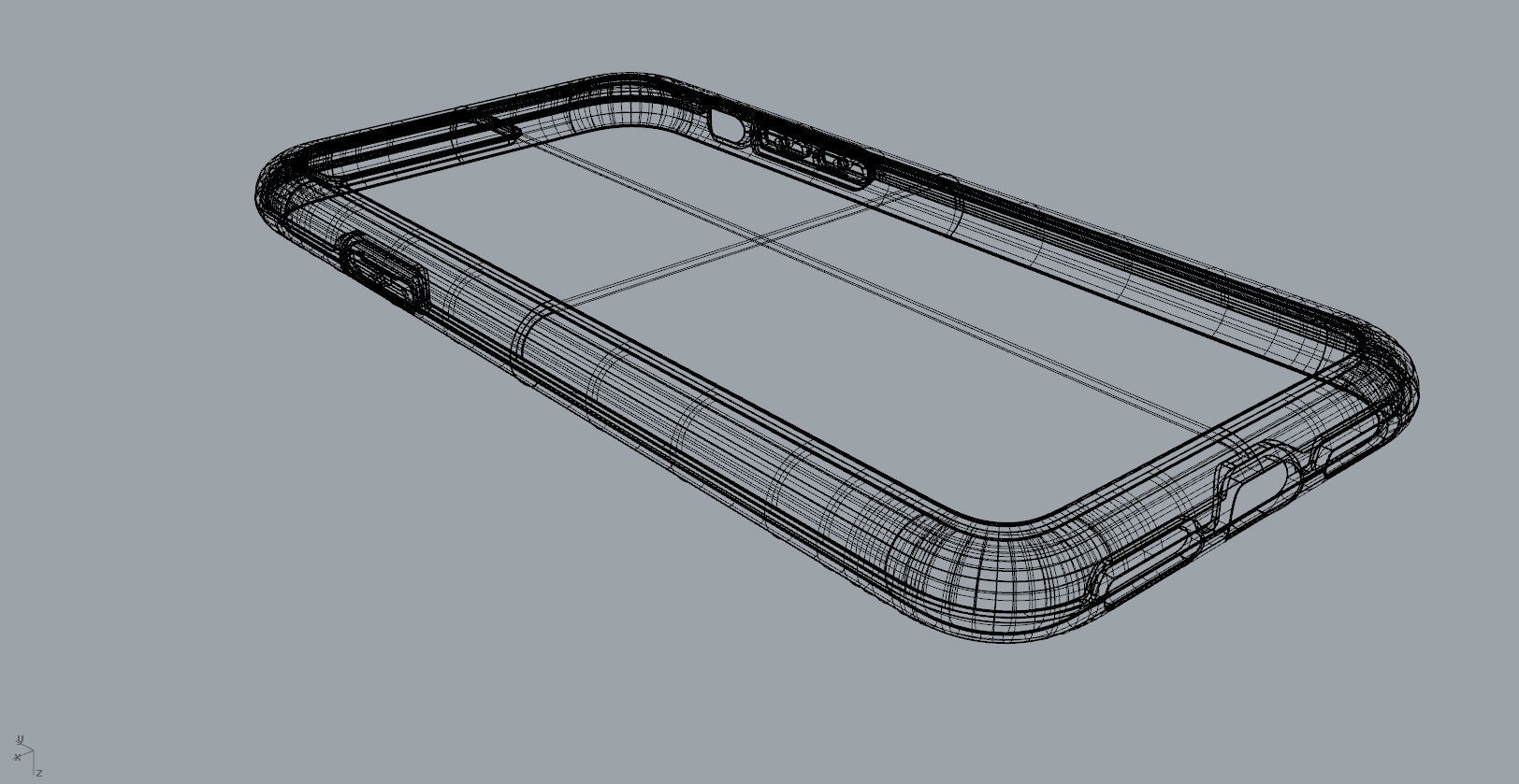 iphone 8  red case Original customizable design 3D print model_23