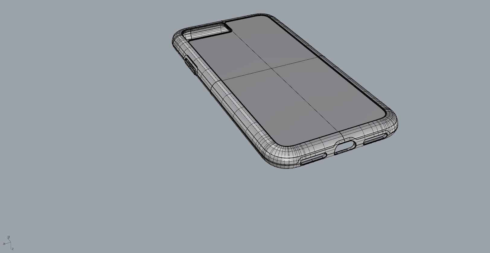 iphone 8  red case Original customizable design 3D print model_21