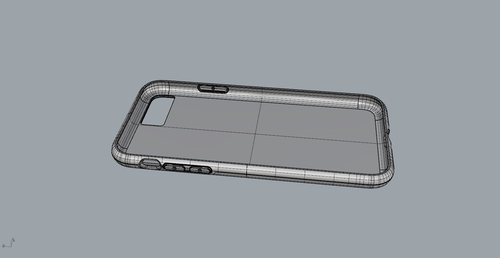 iphone 8  red case Original customizable design 3D print model_18